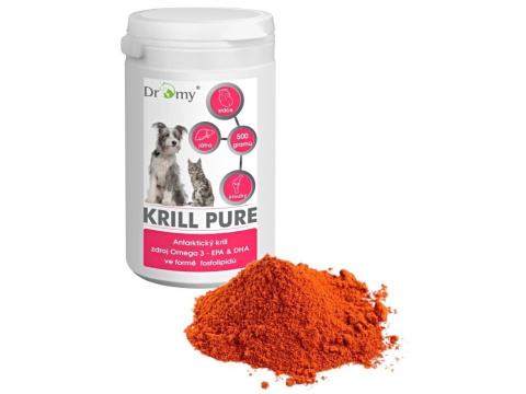 DROMY KRILL PURE 500 G + 10 % GRATIS !!! DROMY KRILL PURE 500 G + 10 % GRATIS !!!