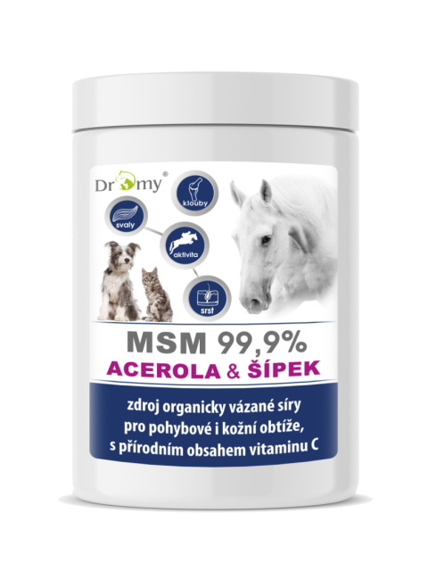 DROMY MSM + ACEROLA + DZIKA RÓŻA 1000g