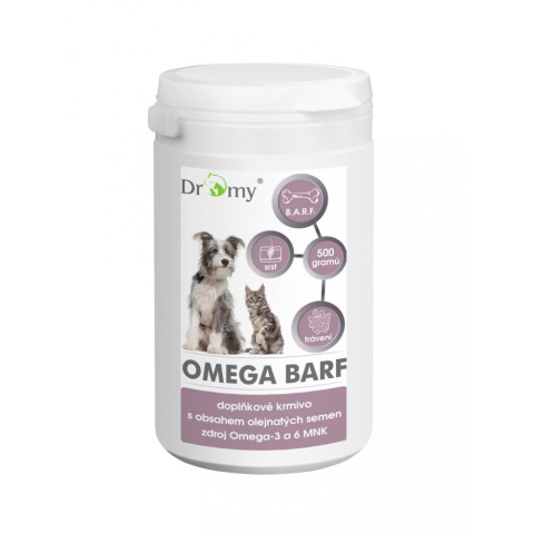 DROMY OMEGA BARF 500g + 20% GRATIS !!! DROMY OMEGA BARF 500g + 20% GRATIS !!!